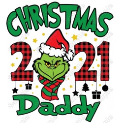 Grinch Christmas T shirt  Heat Iron on Transfer