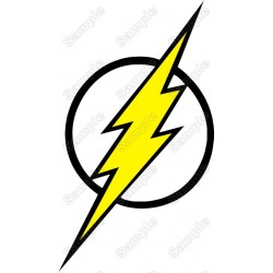 Flash Logo T Shirt Iron on Transfer Decal ~#1