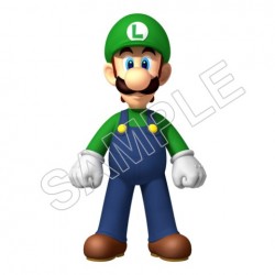 Super Mario Bros. Luigi T Shirt Iron on Transfer Decal ~#15