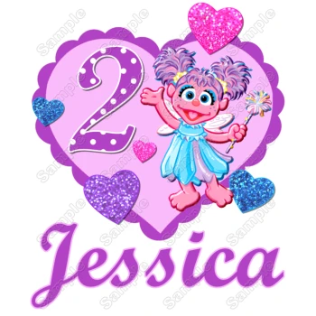 Abby Cadabby  Birthday Custom Personalized  Shirt Iron on Transfer ~#4