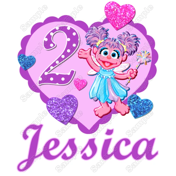 Abby Cadabby  Birthday Custom Personalized  Shirt Iron on Transfer ~#4