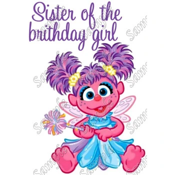 Abby Cadabby  Personalized  Iron on Transfer  ~#11