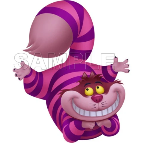 Alice in Wonderland Cheshire Cat  T Shirt Iron on Transfer  Decal  ~#3