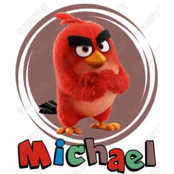 Angry Birds Movie Personalized  Iron on Transfer  ~#1