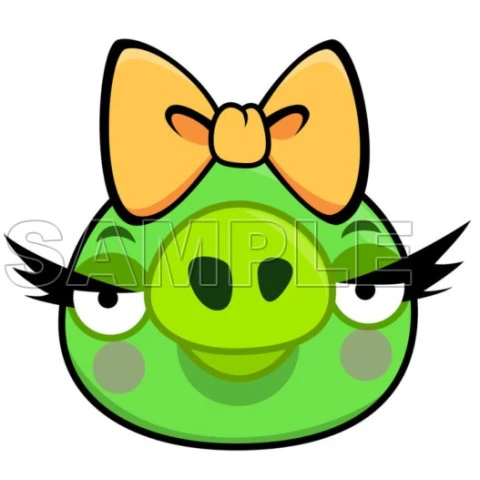 Angry Birds  Pig T Shirt Iron on Transfer  Decal  ~#11