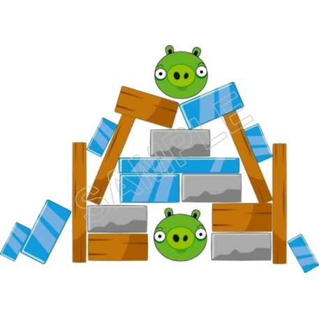 Angry Birds  T Shirt Iron on Transfer Decal ~#92