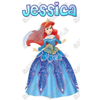 Ariel  The Little Mermaid   Personalized  Custom  T Shirt Iron on Transfer Decal ~#29