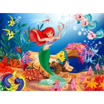 Ariel The Little Mermaid T Shirt Iron on Transfer Decal ~#32
