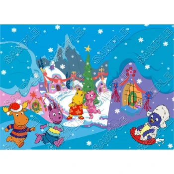 Backyardigans  Christmas  T Shirt Iron on Transfer  Decal ~#54