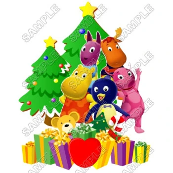 Backyardigans  Christmas T Shirt Iron on Transfer Decal ~#59