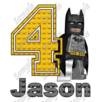 Batman Lego Movie  Personalized  Custom  T Shirt Iron on Transfer Decal ~#71