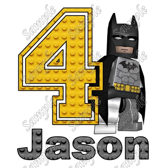 Batman Lego Movie  Personalized  Custom  T Shirt Iron on Transfer Decal ~#71