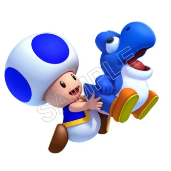 Blue toad Yoshi  T Shirt Iron on Transfer  Decal  ~#42