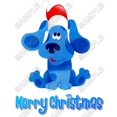 Blues Clues  Christmas T Shirt Iron on Transfer Decal ~#60