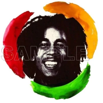 Bob Marley T Shirt Iron on Transfer Decal ~#3