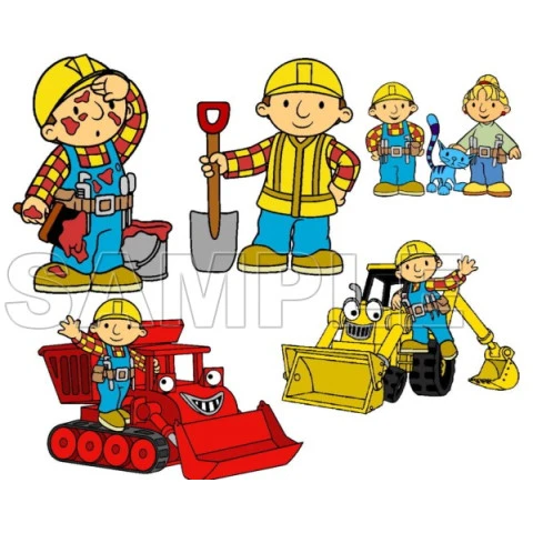 Bob the Builder  T Shirt Iron on Transfer  Decal  ~#1