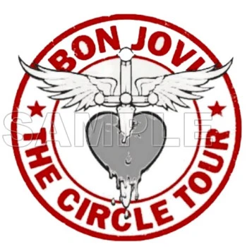 Bon Jovi  T Shirt Iron on Transfer Decal ~#2