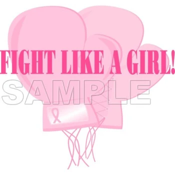 Breast Cancer Awareness ~# Fight Like A Girl ~# T Shirt Iron on Transfer Decal ~#19