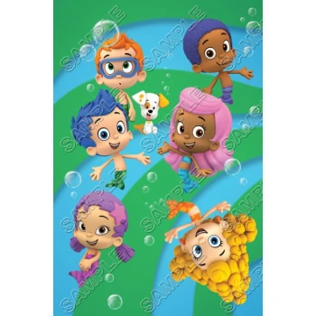 Bubble Guppies T Shirt Iron on Transfer Decal ~#1