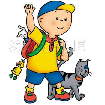 Caillou T Shirt Iron on Transfer Decal ~#10