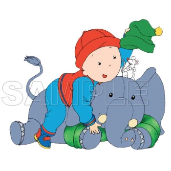 Caillou T Shirt Iron on Transfer Decal ~#17