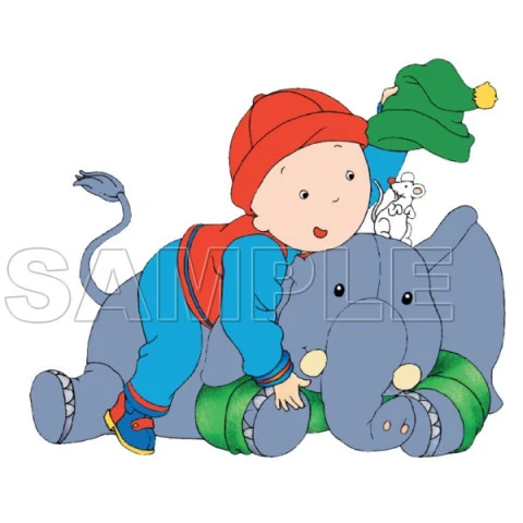 Caillou T Shirt Iron on Transfer Decal ~#17