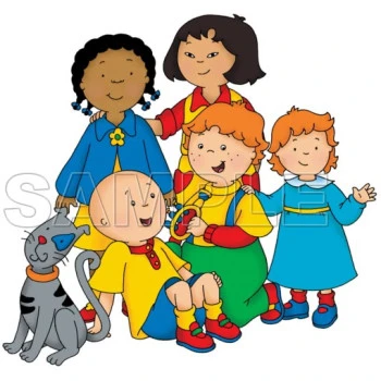 Caillou T Shirt Iron on Transfer Decal ~#7