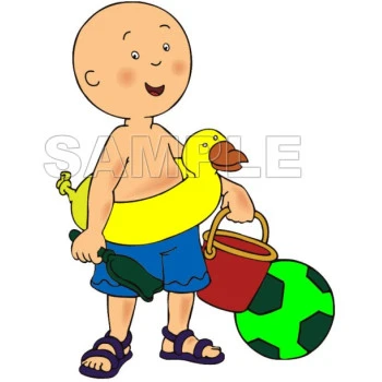 Caillou T Shirt Iron on Transfer Decal ~#8