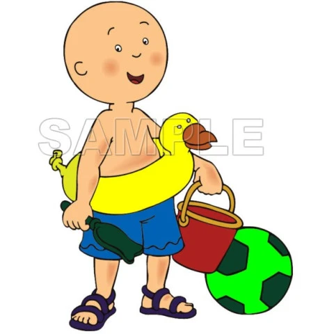 Caillou T Shirt Iron on Transfer Decal ~#8