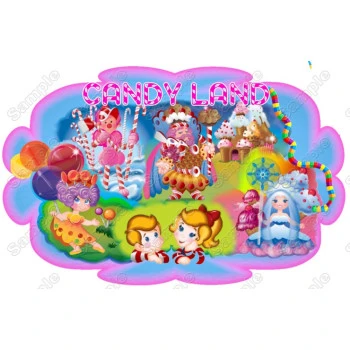 Candy Land T Shirt Iron on Transfer Decal ~#4