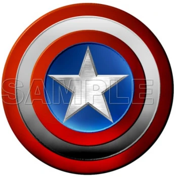 Captain America Logo T Shirt Iron on Transfer Decal ~#2