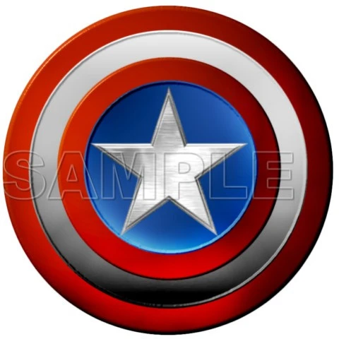 Captain America Logo T Shirt Iron on Transfer Decal ~#2
