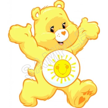 Care Bears Funshine  T Shirt Iron on  Transfer Decal ~#8