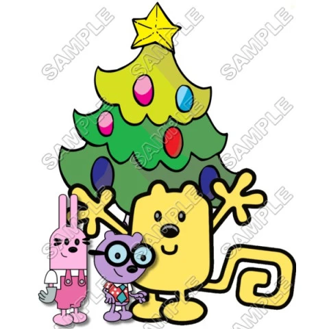 Christmas Wow Wubbzy  T Shirt Iron on Transfer Decal ~#48