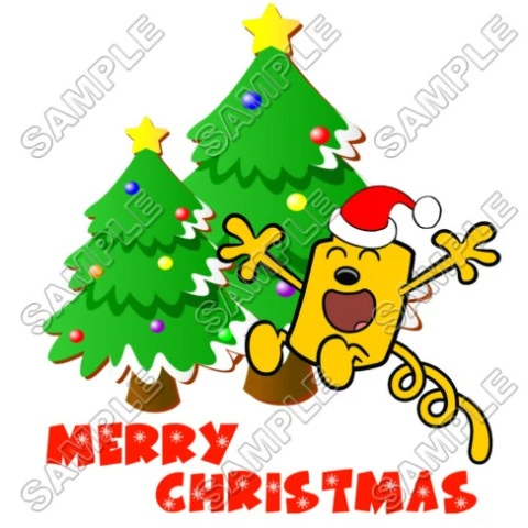 Christmas Wow Wubbzy  T Shirt Iron on Transfer Decal ~#49