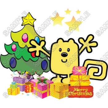 Christmas Wow Wubbzy  T Shirt Iron on Transfer Decal ~#50