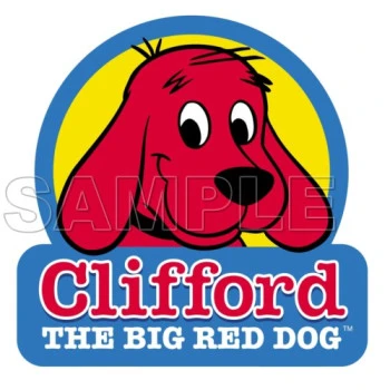 Clifford the Big Red Dog T Shirt Iron on Transfer Decal ~#3