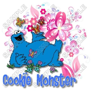 Cookie Monster  Sesame street  T Shirt Iron on Transfer Decal ~#14