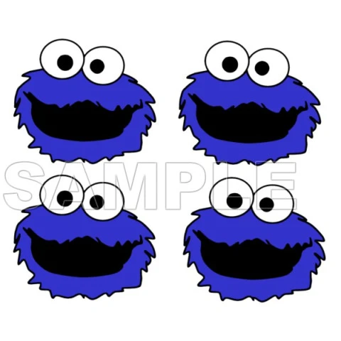 Cookie Monster  T Shirt Iron on Transfer  Decal  ~#1