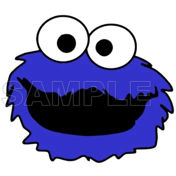 Cookie Monster T Shirt Iron on Transfer Decal ~#2