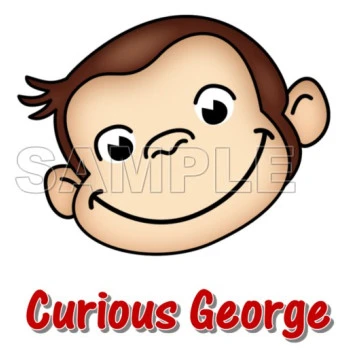 Curious George T Shirt Iron on Transfer Decal ~#6