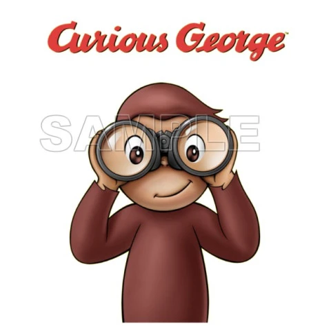 Curious George T Shirt Iron on Transfer Decal ~#8