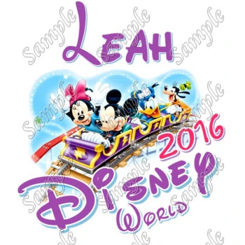 Disney Disneyland Vacation Cruise  Personalized  Custom  T Shirt Iron on Transfer Decal ~#1