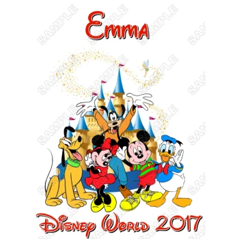 Disney Disneyland Vacation Cruise  Personalized  Custom  T Shirt Iron on Transfer Decal ~#11