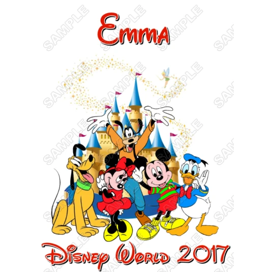 Disney Disneyland Vacation Cruise  Personalized  Custom  T Shirt Iron on Transfer Decal ~#11