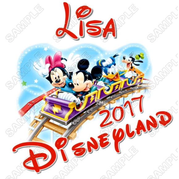 Disney Disneyland Vacation Cruise  Personalized  Custom  T Shirt Iron on Transfer Decal ~#12