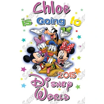 Disney Disneyland Vacation Cruise Personalized Custom T Shirt Iron on Transfer Decal ~#170
