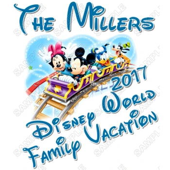 Disney Disneyland Vacation Cruise  Personalized  Custom  T Shirt Iron on Transfer Decal ~#2