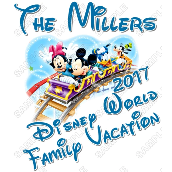 Disney Disneyland Vacation Cruise  Personalized  Custom  T Shirt Iron on Transfer Decal ~#2