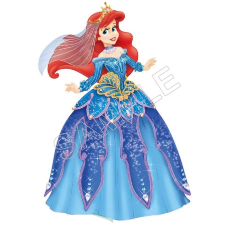 Disney Princess Ariel T Shirt Iron on Transfer Decal ~#2